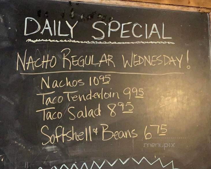 Oran Tap & Cafe - Oran, IA menu_pic