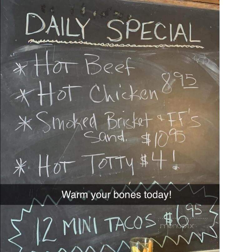 Oran Tap & Cafe - Oran, IA menu_pic