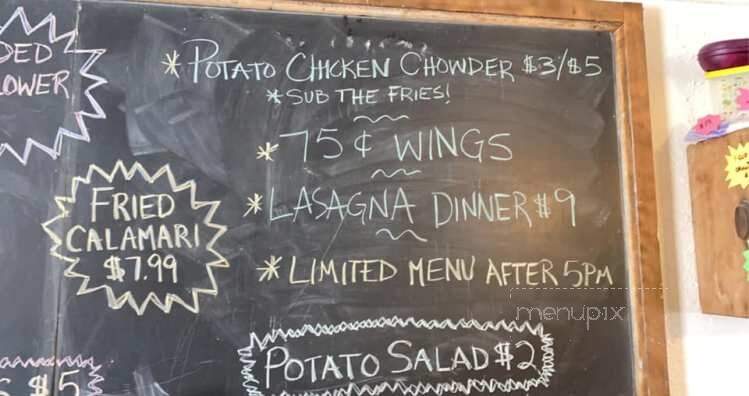 Oran Tap & Cafe - Oran, IA menu_pic