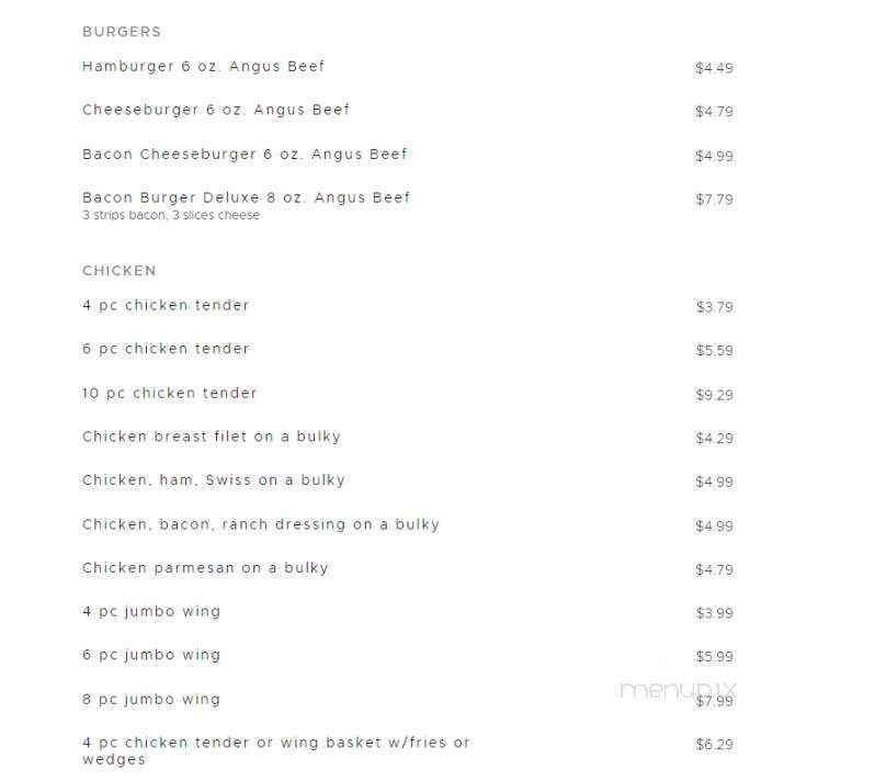 Allard's Market - North Berwick, ME menu_pic