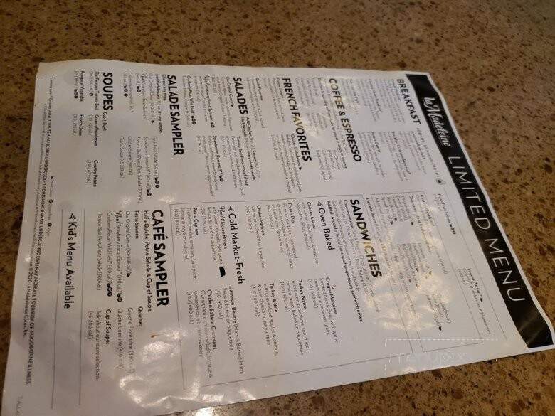 La Madeleine - Columbia, MD menu_pic