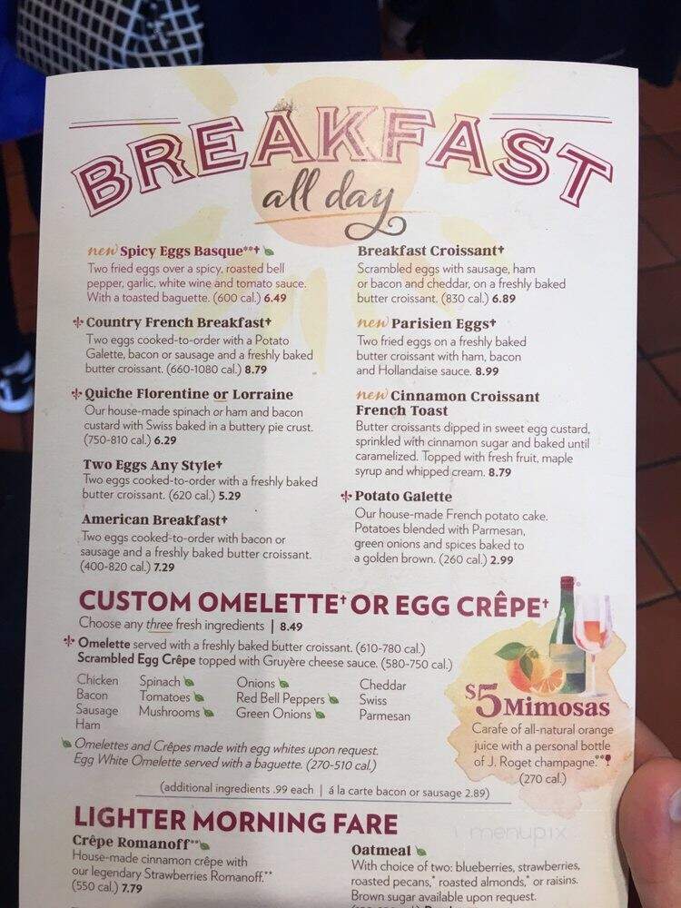 La Madeleine - Columbia, MD menu_pic