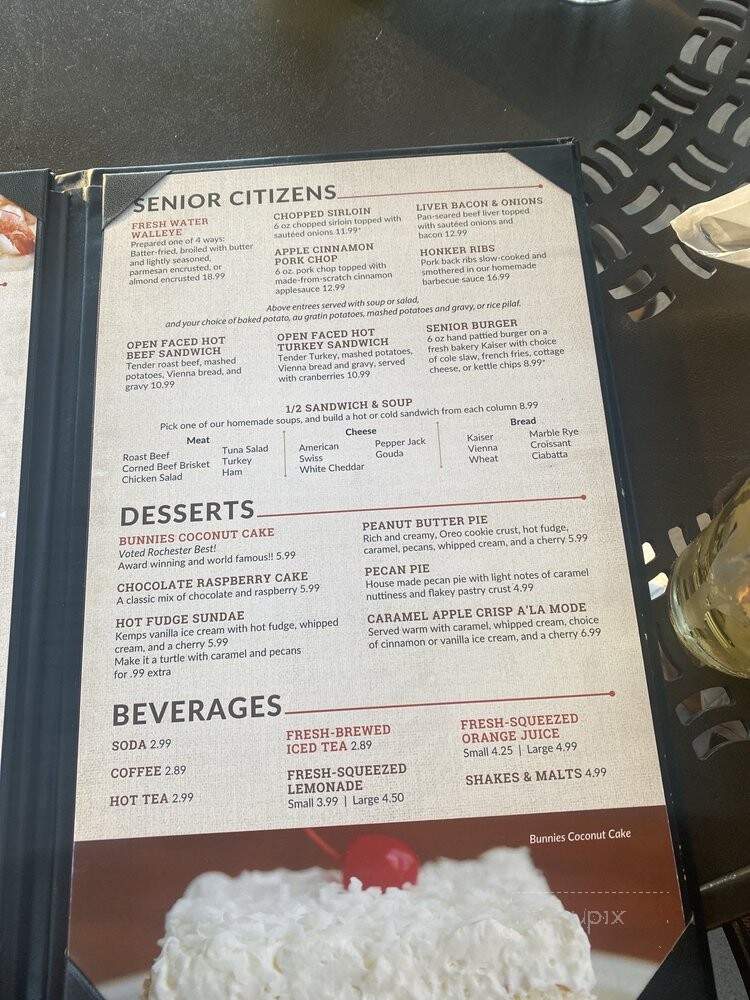 Canadian Honker Restaurant - Rochester, MN menu_pic