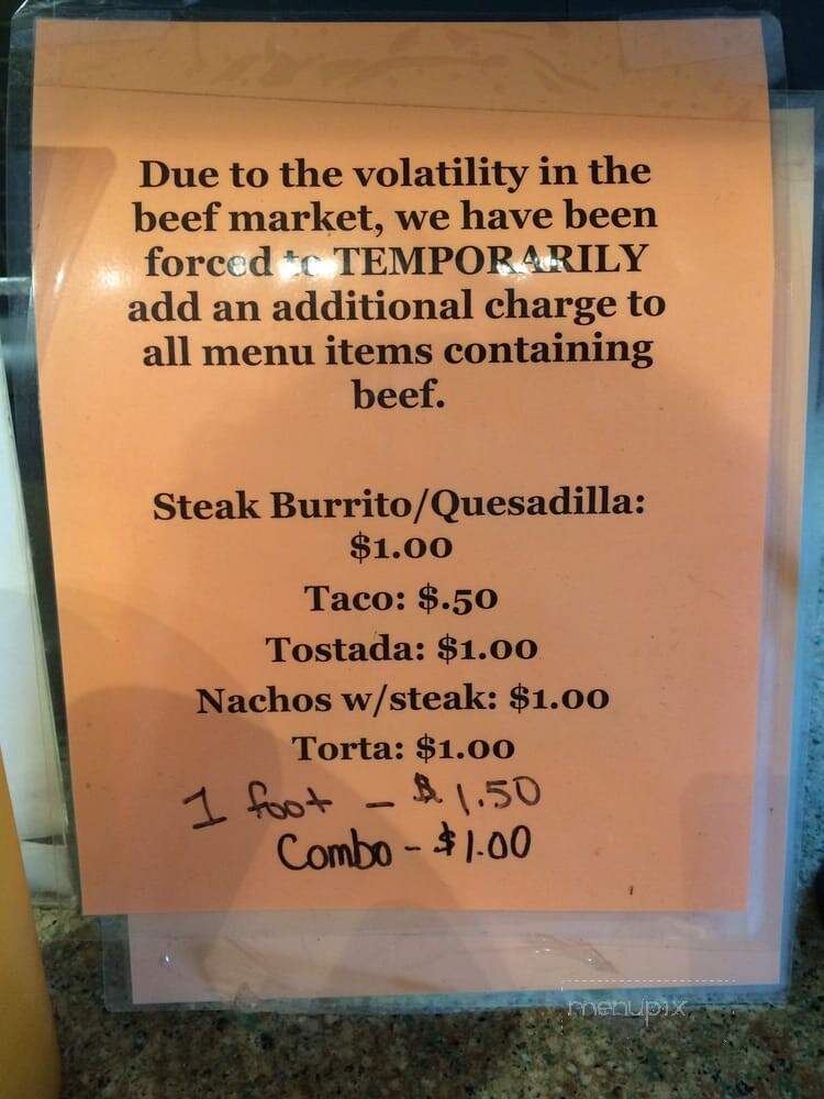 Green Cactus Fresh Mexican Grl - Stony Brook, NY menu_pic