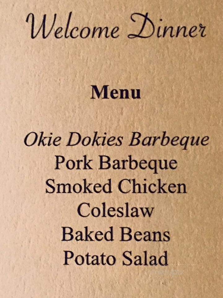 Okie Dokie's Smokehouse - Swannanoa, NC menu_pic