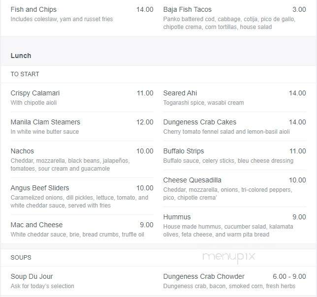 Hector's Restaurant - Erie, PA menu_pic
