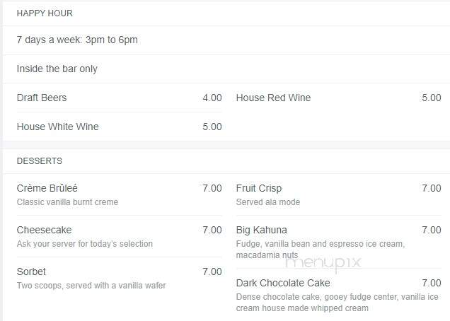 Hector's Restaurant - Erie, PA menu_pic