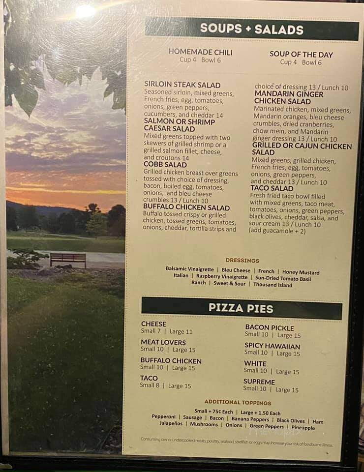 Hunter's Station - Tionesta, PA menu_pic