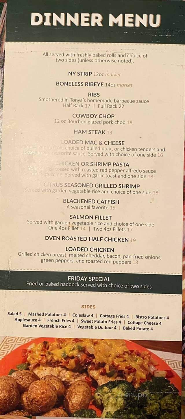 Hunter's Station - Tionesta, PA menu_pic
