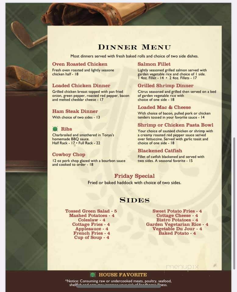Hunter's Station - Tionesta, PA menu_pic