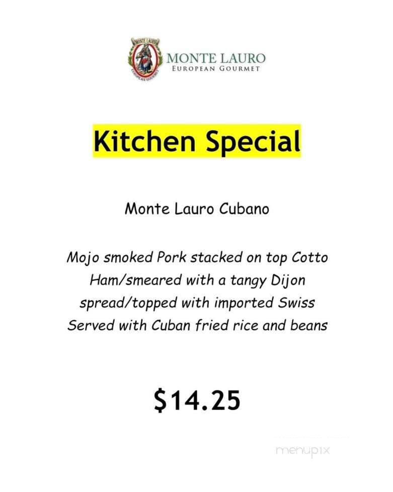 Monte Lauro Italian Specialty - Temple, PA menu_pic