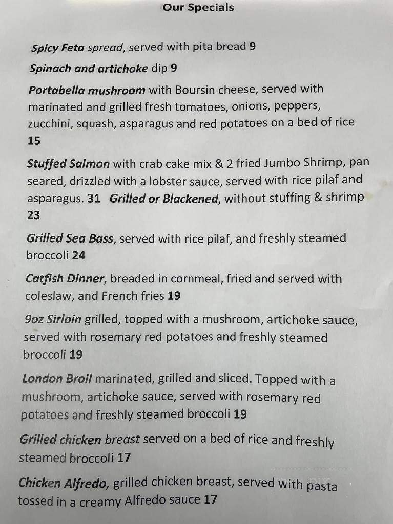Angelos' at The Point Restaurant - Dandridge, TN menu_pic