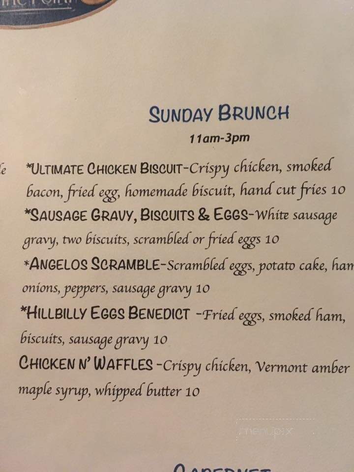Angelos' at The Point Restaurant - Dandridge, TN menu_pic