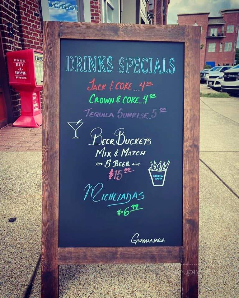 Guadalajara Mexican Grill - Pleasant View, TN menu_pic