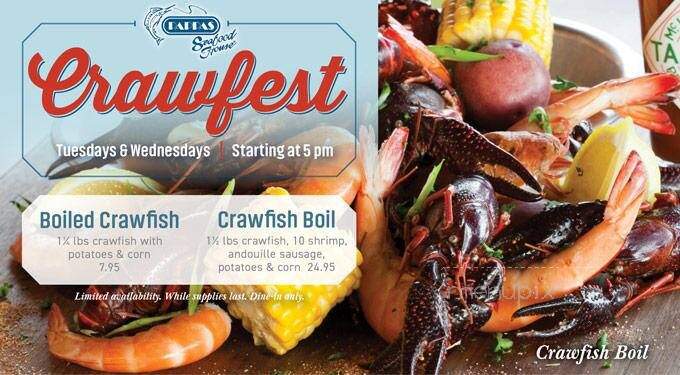 Pappas Seafood House - Humble, TX menu_pic
