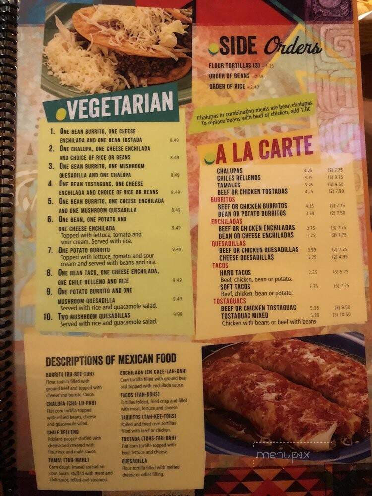El Azteca Mexican Restaurant - Norfolk, VA menu_pic