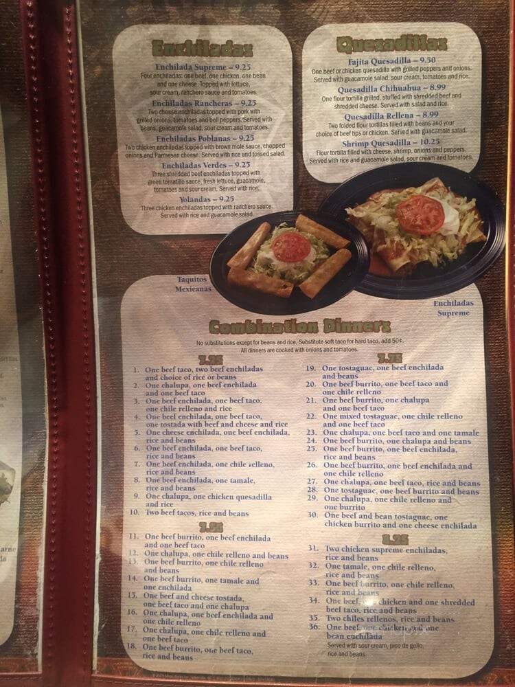 El Azteca Mexican Restaurant - Norfolk, VA menu_pic