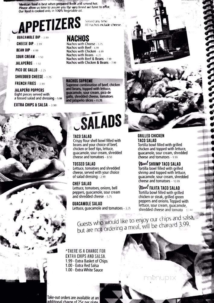 El Azteca Mexican Restaurant - Norfolk, VA menu_pic