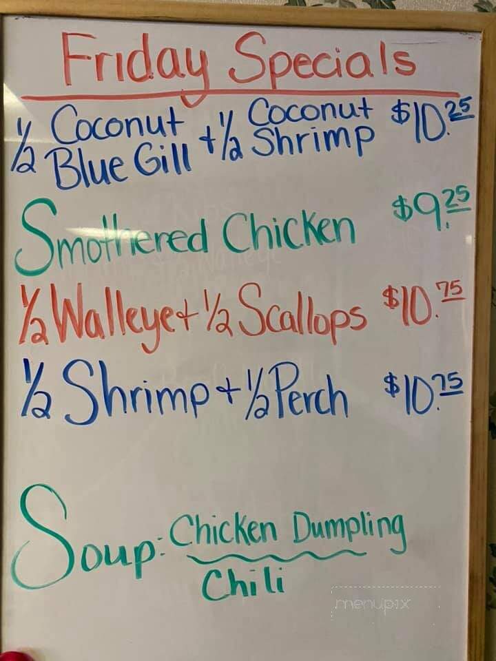 Marine House Tavern - Marinette, WI menu_pic