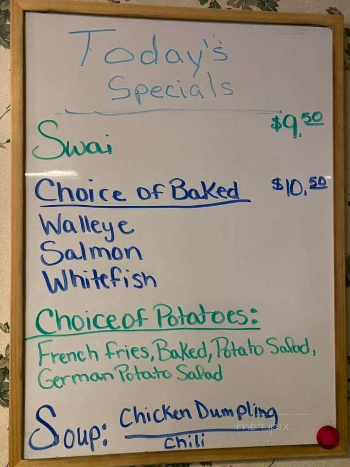 Marine House Tavern - Marinette, WI menu_pic