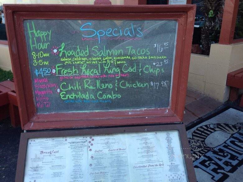 Fat Cats - Avila Beach, CA menu_pic