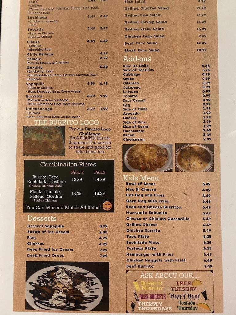 Rojas Restaurant Mexicano - Pueblo West, CO
