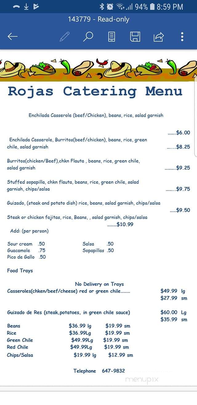 Rojas Restaurant Mexicano - Pueblo West, CO