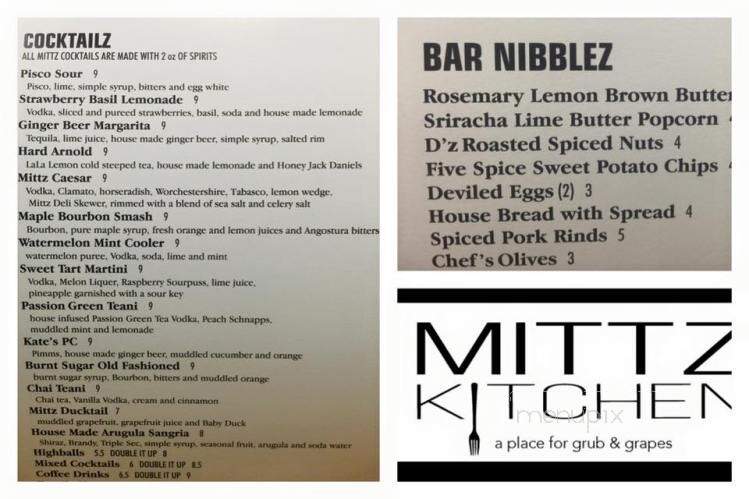 Mittz Kitchen - Kamloops, BC menu_pic