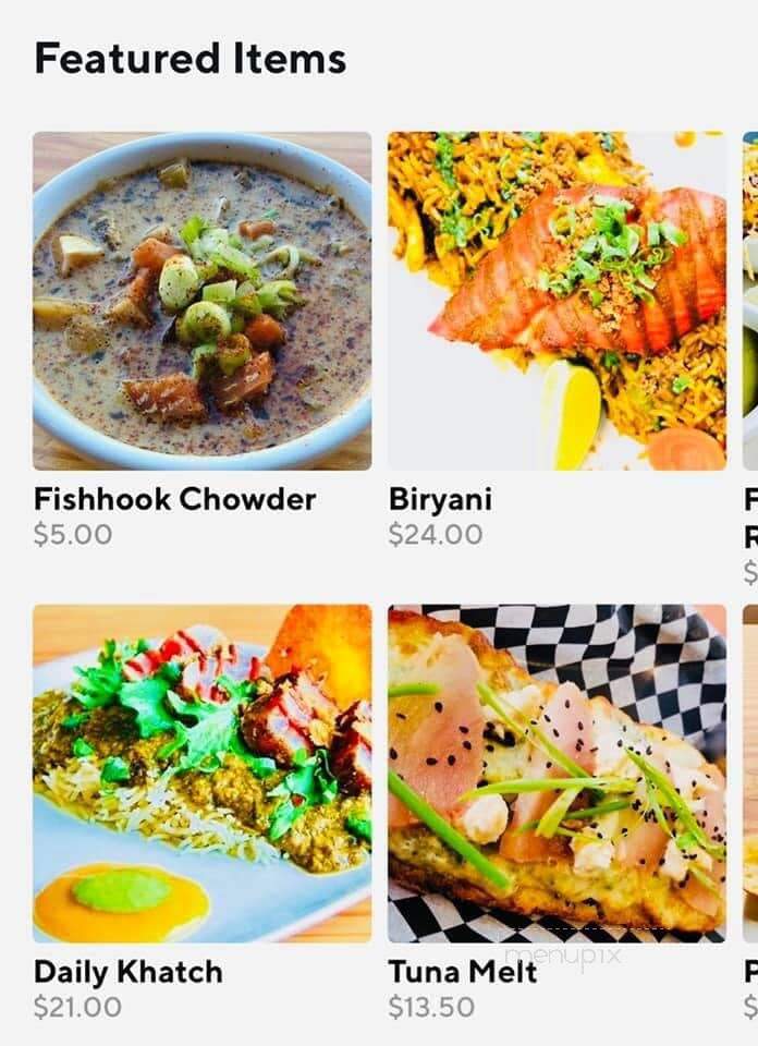Fishhook - Victoria, BC menu_pic