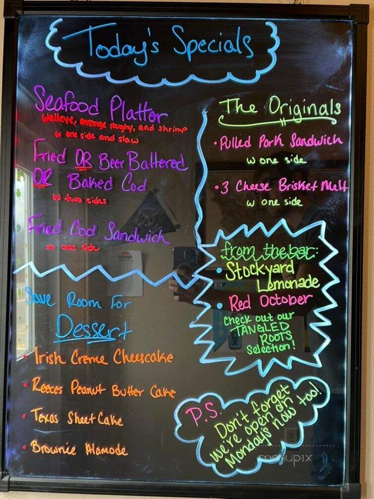 Tony's Butt Shack - Peru, IL menu_pic