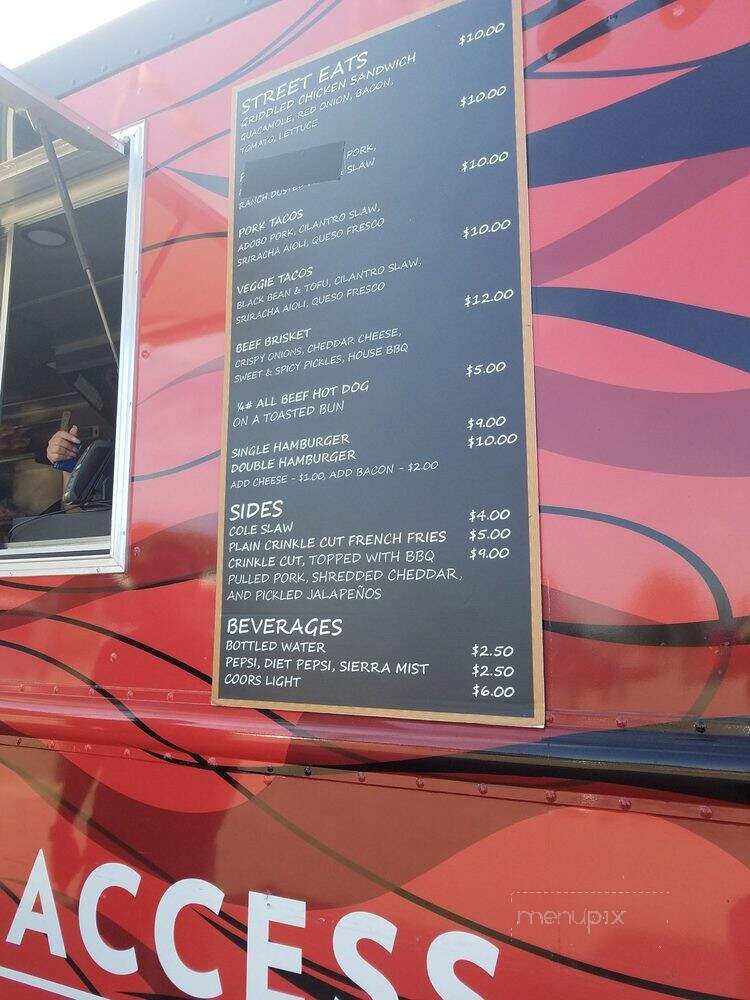 All Access Cafe at The Rock Hall - Cleveland, OH menu_pic