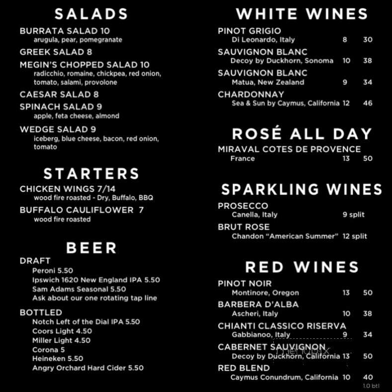 Bravo by the Sea - Manchester-by-the-Sea, MA menu_pic