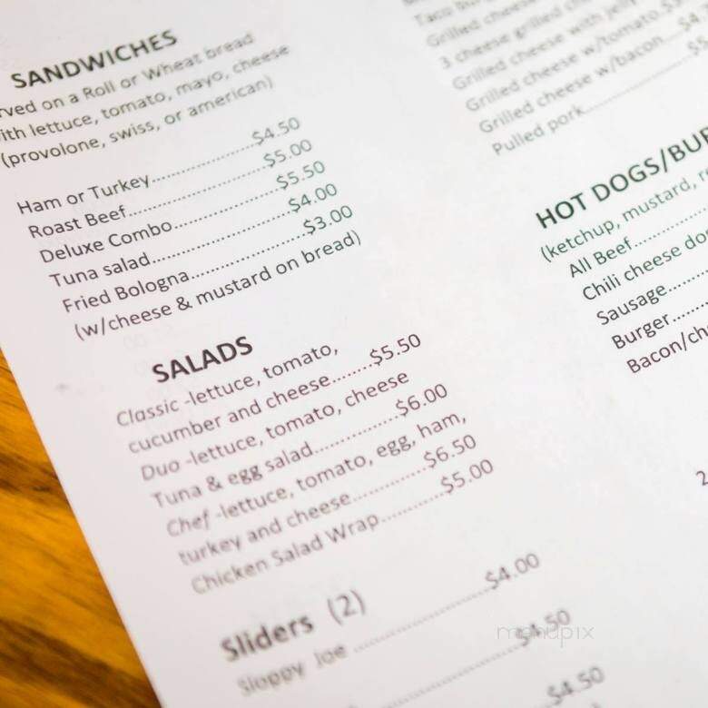 Laura Lee's Cafe & Pub - Zellwood, FL menu_pic