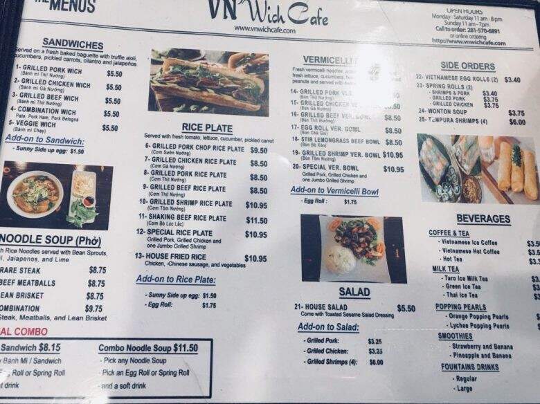 VN'Wich Cafe - Kingwood, TX