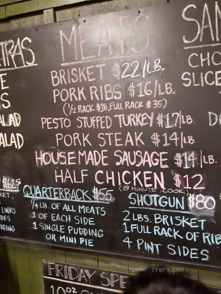 Helberg Barbecue - Waco, TX menu_pic