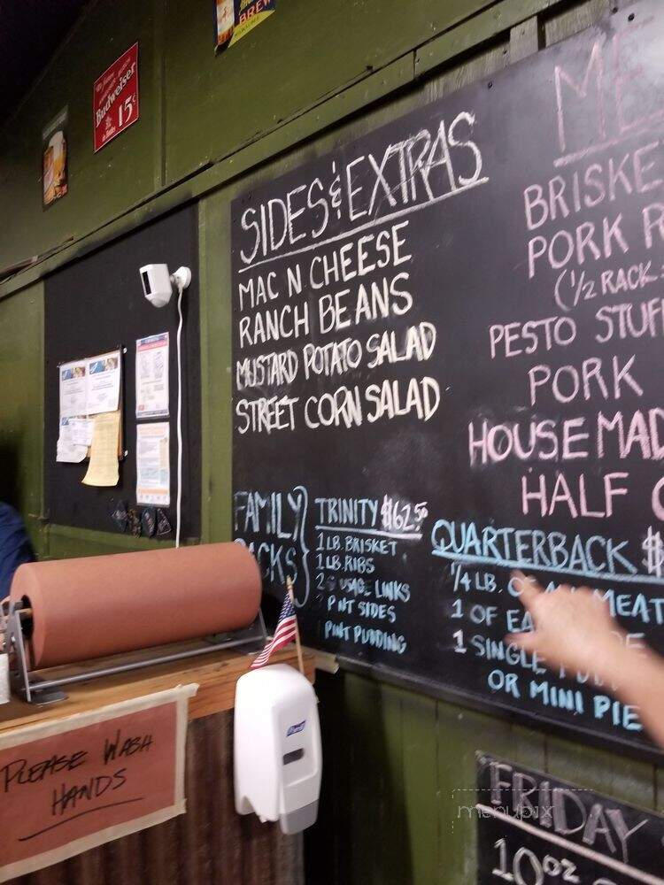 Helberg Barbecue - Waco, TX menu_pic