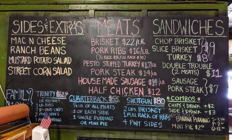 Helberg Barbecue - Waco, TX menu_pic