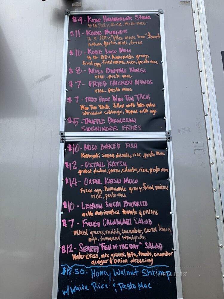 Ogo - Kahului, HI menu_pic
