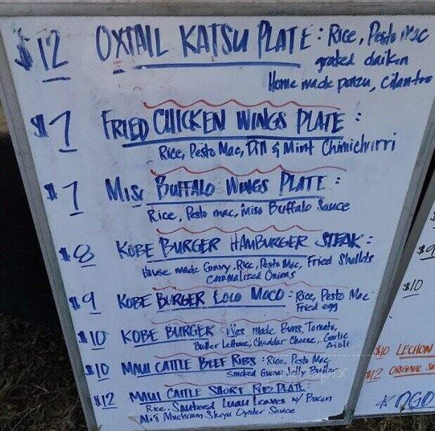 Ogo - Kahului, HI menu_pic