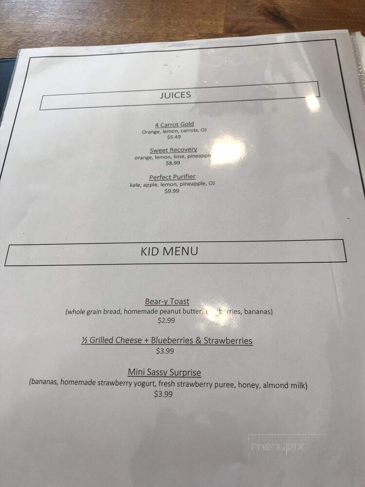 Winnie's - Bridgeport, WV menu_pic