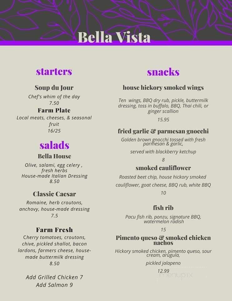 Bella Vista Winery - Maryville, IL menu_pic