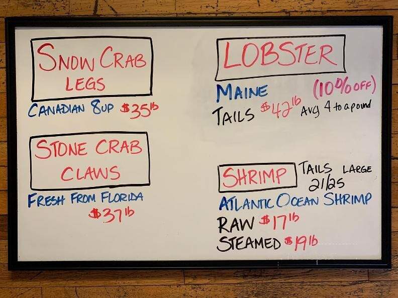 Miss Mary Seafood - White Stone, VA menu_pic