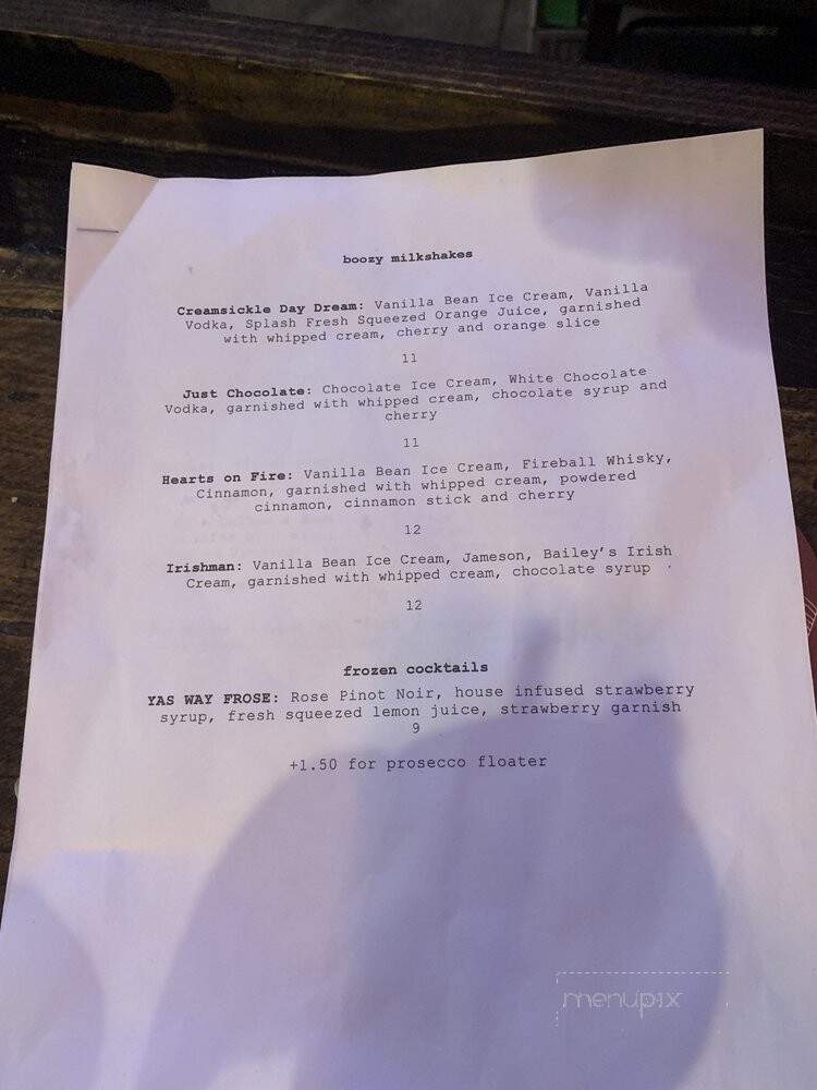 The Corner Craft Beer + Eatery - Hampstead, NC menu_pic