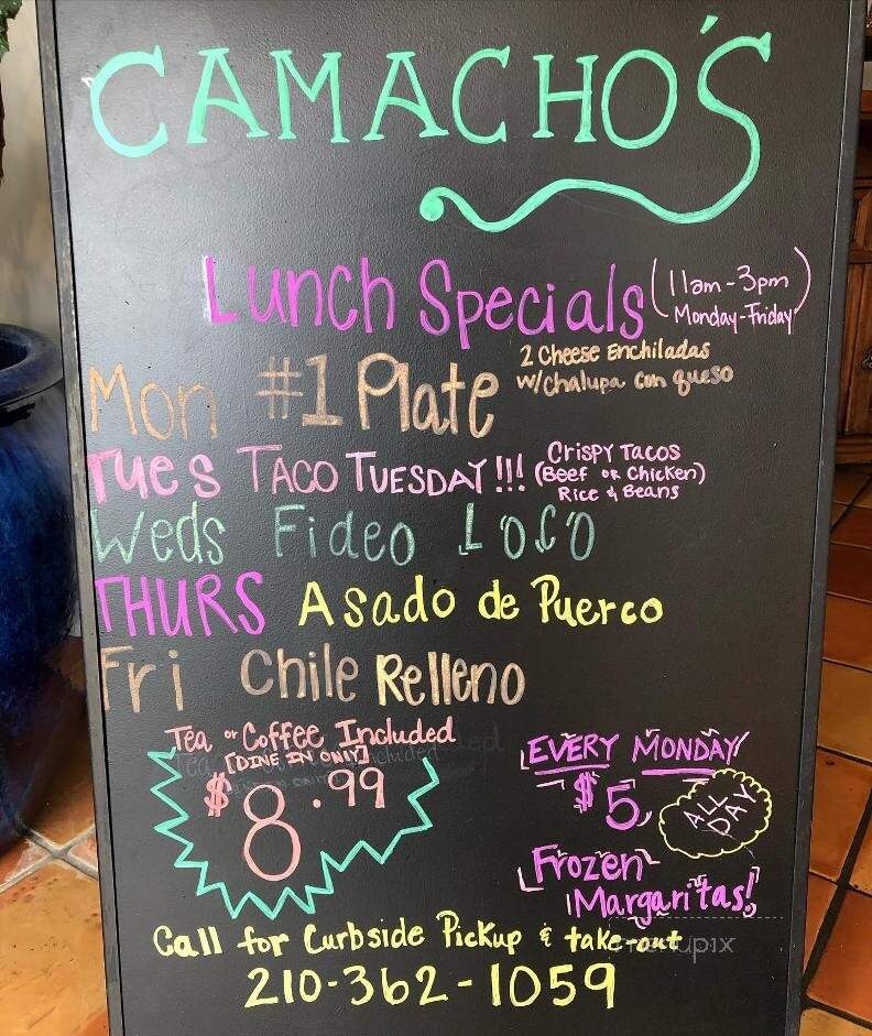 Camacho's Mexican Restaurant - San Antonio, TX