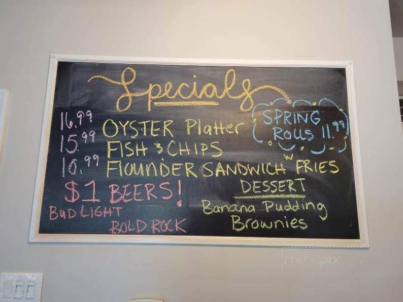 Capt Harrells Seafood House - Poquoson, VA menu_pic
