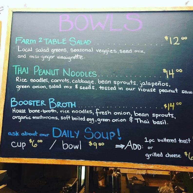 Forage Farm and Kitchen - Hornby Island, BC menu_pic