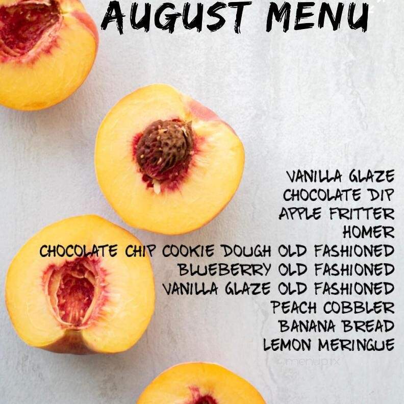Doughnut Love - Coquitlam, BC menu_pic