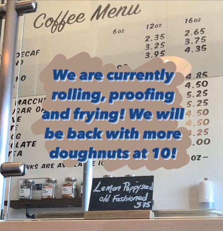 Doughnut Love - Coquitlam, BC menu_pic