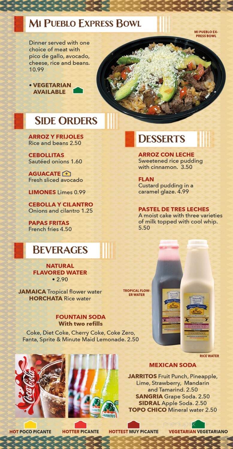 Mi Pueblo Express - Clinton Township, MI menu_pic