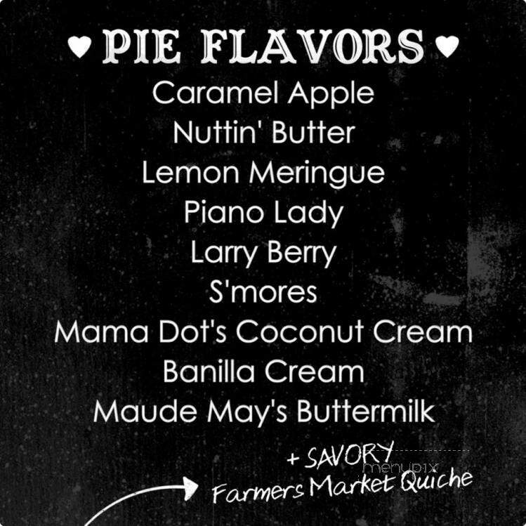 Cross My Heart & Hope For Pie - Melissa, TX menu_pic